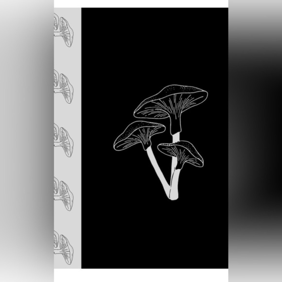 Black and White Mushroom Journal, New, For Bundle Purchases Only - Picture 1 of 6
